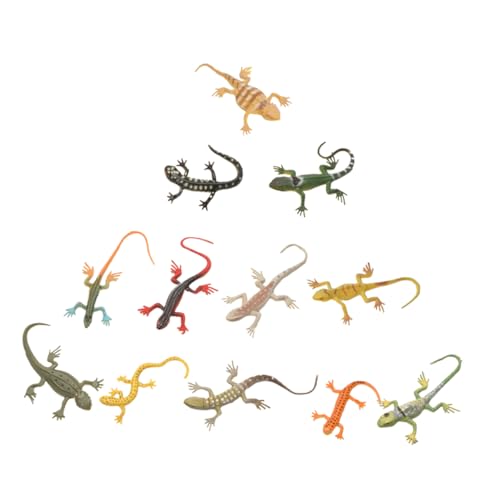 Alasum 24St künstliche Halloween mitgebsel wampir Halloween sankastenspielsachen gartendeko Modellreptilien Eidechsenfigur Spielzeug Gecko-Modelle aus Kunststoff Plastik von Alasum