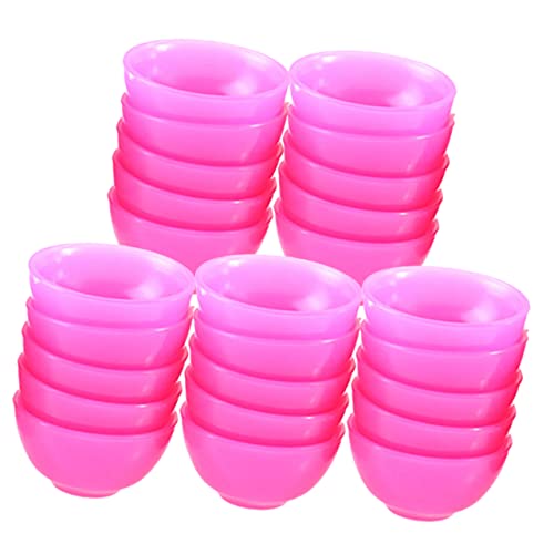 Alasum 25st Mini-schüssel Winziges Spielküche Mini-Fake-Pflanzen Mini-Sachen Schüsseln Spielzeugküche Spielzeugnahrung Miniaturbesteck Mini-Lebensmittel Miniaturen Plastik Rosy von Alasum