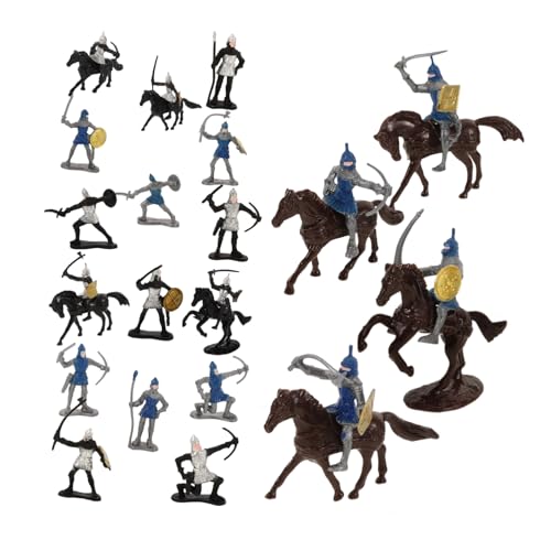 Alasum 28 Stück Teiliges Mittelalterliches Ritter Soldaten Miniaturfiguren aus Detailreiche Bunte Reiter und Infanterie Spielfiguren für Sandtisch und Rollenspiele Langlebig und Kompakt Alasum 28 Stück Teiliges Mittelalterliches Ritter Soldaten Miniaturfiguren aus Detailreiche Bunte Reiter und Infanterie Spielfiguren für Sandtisch und Rollenspiele Langlebig und Kompakt von Alasum