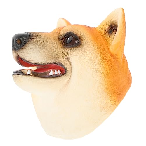 Alasum 2St Handpuppe Kinder Puppen kinderpuppe Party mitgebsel Kinder Kinderparty Requisiten für Handspielzeug Mini-Tierspielzeug Erwachsene Marionetten Hundekopfpuppen Vinyl Orange von Alasum