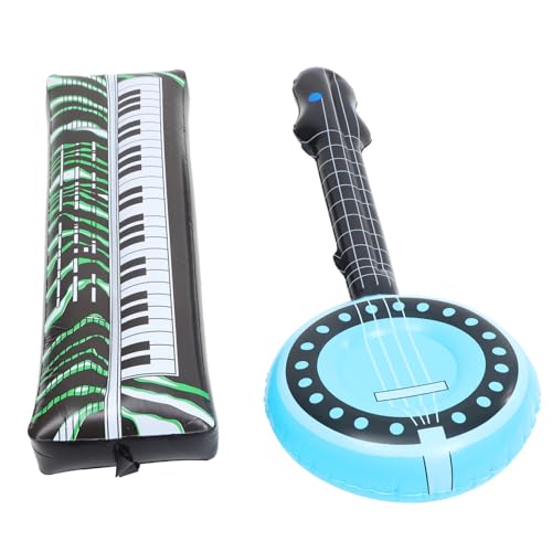 Alasum 2St Interessantes Inflationsinstrument aufblasbares PVC-Instrument aufblasbare musikinstrumente aufblasbares keyboard spielzeug Aufblasbare Banjo-Versorgung aufblasbares Instrument von Alasum