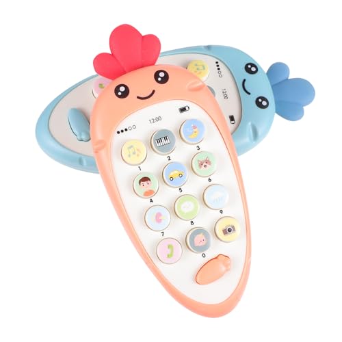 Alasum 2St Musik-Telefon-Spielzeug Spielzeug interaktives Spielzeug babybrause Kinder Telefon Babymobile zahnendes Telefonspielzeug Babyphone Telefon Spielzeug Musik Telefon Abs von Alasum