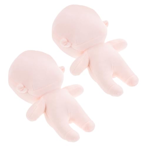 Alasum 2St Puppe Puppe Puppen Accessoires Spielzeugpuppe Puppenaccessoires Puppen zum Gestalten Puppen zum lustige DIY Puppe Stoffpuppe selber Machen Puppe für DIY Plüsch von Alasum