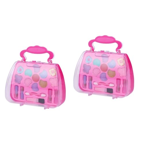 Alasum 2St Schminkkasten Schminkspielzeug für Kinder Make-up-Kit vorgeben Kinder schminkkoffer Kinder schminkset kinderschminkset kinderschminke Set Mädchen Schminkkoffer für Kinder von Alasum