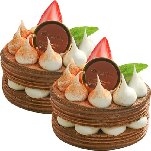 Alasum 2St Simulation Kuchen gefälscht essbar Kuchen Requisiten Hochzeitsdekoration Wedding Decoration Party Decoration künstliche Tortenverzierung künstliche Dessertdekoration Pu Coffee von Alasum