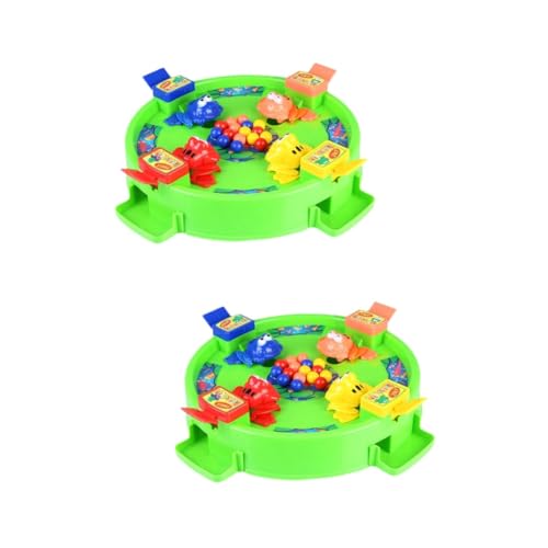 Alasum 2St Spiel mit hungrigen Fröschen Spielzeug für Kinder kinderspielzeug Lustiges Spielzeug familienspiel Kinder Spielzeug Fun Toy Brettspiel „hungrige Frösche“. Brettspiel für Kinder von Alasum