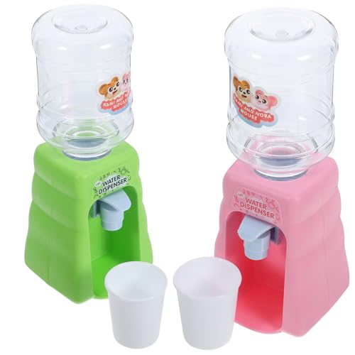 Alasum 2St Spielzeug mit Wasserspender Mini-Wasserspender für Kinder Küche Rollenspiel kinderküche Spielzeug Party Spielzeug für Kinder Heimszene Spielzeug schöner Wasserspender Plastik von Alasum