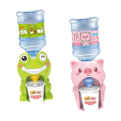 Alasum 2St Spielzeug mit Wasserspender so tun, ob du Spielen würdest Miniaturen wasserspender Kinder kinderwasserspender Cartoon Wasserspender Spielzeug Kinderspielzeug Plastik von Alasum