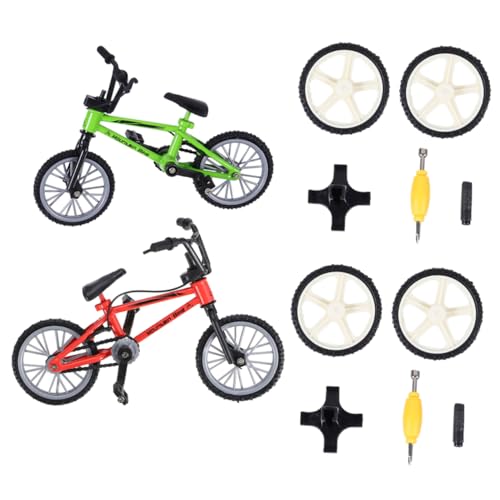 Alasum 2er Set Finger Bike Für Kognitive Freizeitbeschäftigung Wettkampf Tischspielzeug Mini Mountainbike Und Ideales Für Jungen Und ädchen von Alasum