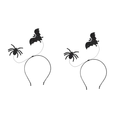 Alasum 2st Stirnband Halloween-party Bevorzugt Halloween-spinnen-stirnbänder Kleine Trommel Für Kinder Spinnen-haarband Urlaubshaar Spinnenkopfschmuck Haarschmuck Kunststoff von Alasum