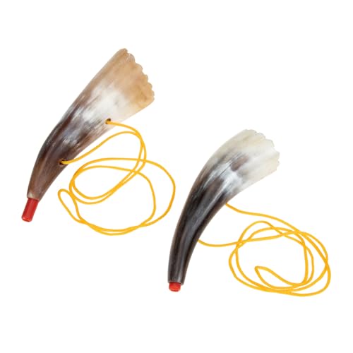 Alasum 2st Wikinger Horn Kinder Blowouts Trompetenhorn Spielzeug Lauter Krachmacher Spielzeug Für Blasinstrumente Lernspielzeug Für Kinder Party-horn Wikinger-hornschlag Hornspielzeug Abs von Alasum