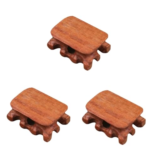 Alasum 3 STK Mini-Holzsteg kindergeschenk adventsgeschenke Kinder Miniature Dollhouse Decor Miniature Decoration errötendes Dekor Kinder dekor Spielzeug Miniaturornament Mini-Hausmöbel von Alasum