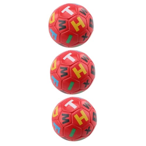 Alasum 3 STK PVC-Kugel Kleinkind fußball Jungen Fußball Fußbälle Kinder Fußball Activity für Kinder aktivity für Kinder Spielzeugball pufferball PVC-Fußball Aufblasbare Bälle für Kinder von Alasum