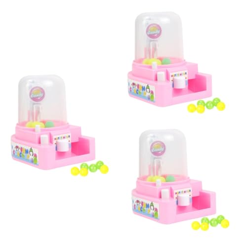 Alasum 3 STK Süßigkeiten-Greifer-Maschinenklaue Bonbonspender Kran Spielzeug Krankrallenspiel Party Spielzeug für Kinder kinderspielzeug Süßigkeiten-Grabber-Maschine Bonbongreifer Rosa von Alasum