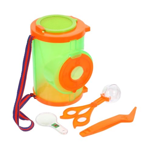 Alasum 3 Sätze Musterbox Kinder Tylonal Fänger Outdoor-spielset Schaufel Kinderpinzette Spielzeug Für Draußen Outdoor-Pflanzen Kinder Spielset Pflanzen Für Kinder Probenvitrine Plastik von Alasum