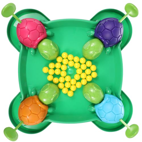 Alasum 3 Sätze Pacman-brettspiel Frosch-brettspielspielzeug Kinderpuzzle Angelspielzeug Indoor-Spielzeug Für Kinder Intensives Spiel Für Kinder Schildkröten-Splash-brettspiel Abs von Alasum