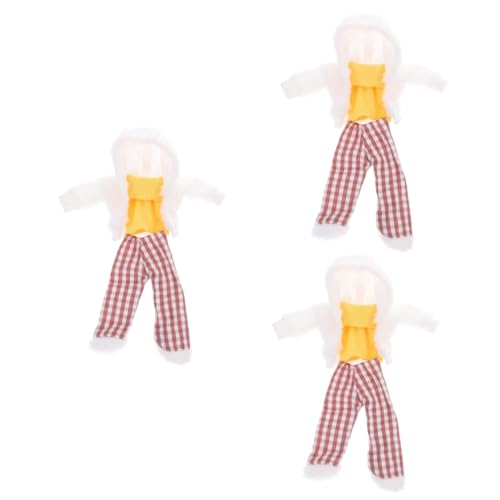 Alasum 3 Sätze Puppenkleidung Puppenoutfit Für Den Schultag Puppe Prinzessin Kostüm Zubehör Für Babypuppen Schöne Puppenoutfits Puppenkleid Für Mädchen Verschleißfester Puppenrock Stoff von Alasum