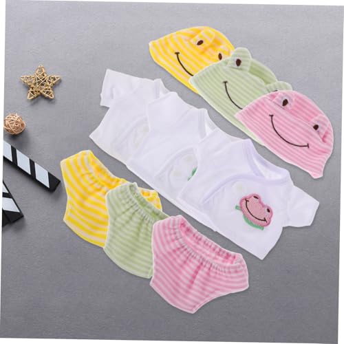 Alasum 3 Sätze Puppenkleidung für Puppen Detailreiche Mini Kostüme mit Hemd Mütze und Hose Handgefertigte Doll Outfits für Kreatives Anziehen und Spielspaß als Geschenk Alasum 3 Sätze Puppenkleidung für Puppen Detailreiche Mini Kostüme mit Hemd Mütze und Hose Handgefertigte Doll Outfits für Kreatives Anziehen und Spielspaß als Geschenk von Alasum