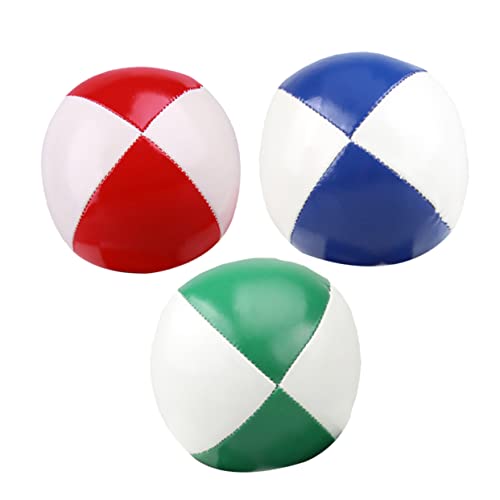 Alasum 3 Stück Pu Ball Zirkus Professionelle Jonglierausrüstung Akrobatikausrüstung Jonglierausrüstung Weiche Jonglierbälle Kinder Interaktives Spielzeug Kinderspielsets Kinderspielzeug von Alasum