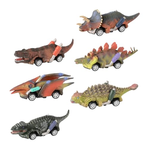 Alasum 30 STK Dinosaurier-Spielzeugauto Trägheit hinteres Auto Trägheitsauto Spielzeug Kinder puppenwagen kinderspielzeug Auto Lernspielzeug für Kinder Fahrzeugspielzeug zurückziehen von Alasum