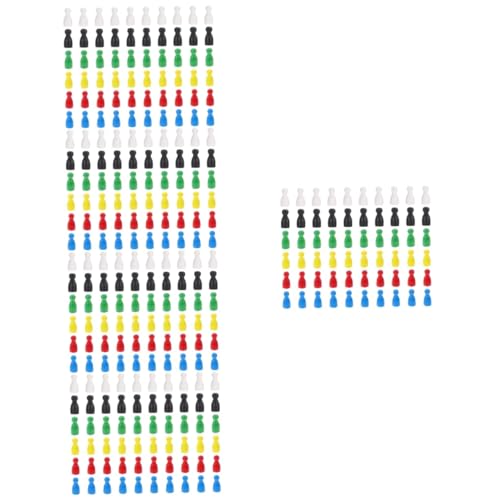 Alasum 300 Stück Stück Zubehör Für Strategiespiele Spielzubehör Token Für Brettspiele Tabletop-spielkomponente Zubehör Für Brettspiele Tischmarker Für Bauern Brettspiele Bauern Holz von Alasum