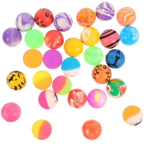 Alasum 30St Gummiball prallen Ballon Strudel Ballspielzeug Flummi Springender Ball von Alasum