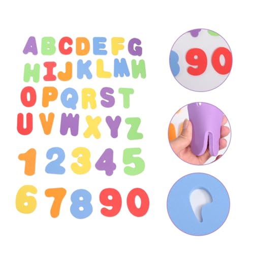 Alasum 36 Stück Bade Alphabet Spielzeug Kinderspielzeug Spielzeug Für Buchstaben Spielzeug Kinderspielzeug Kinderspielzeug Kinderspielzeug Pädagogisches Badespielzeug von Alasum