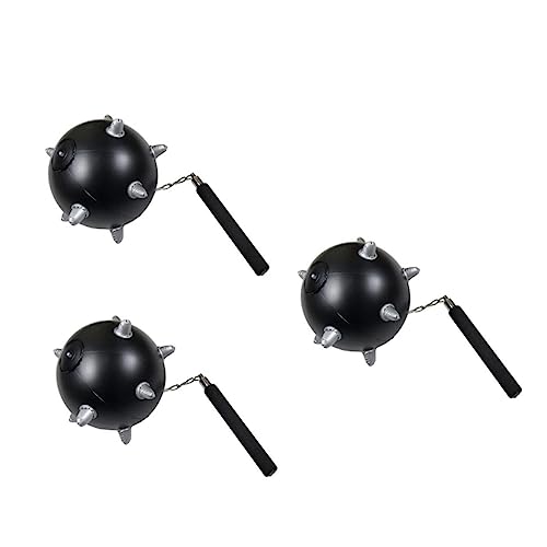 Alasum 3St Aufblasbarer Meteorhammer Kinderzimmerdekoration Partyzubehör für Kinder kinderinstrumente musikinstrumente für kinder aufblasbares Kinderspielzeug Spielzeughämmer PVC Black von Alasum