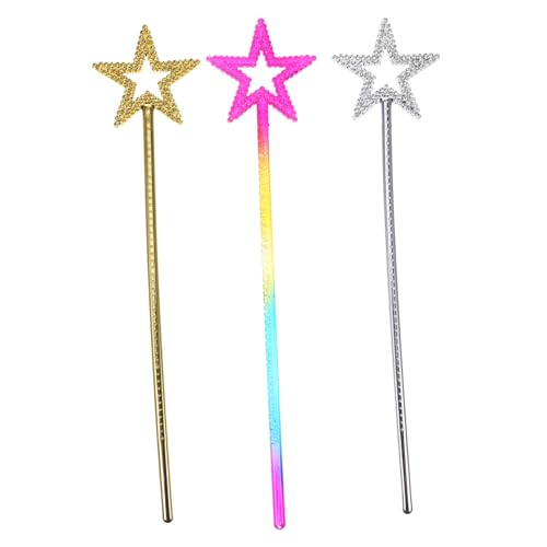 Alasum 3St Engel Zauberstab Kaleidoskop-Spielzeug Feenhaftes Spielzeug Sternstab-Sticks Mädchen Spielzeug Feenstab Fairy Wand ' Party Favours Feenstäbe für Harz von Alasum