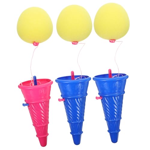 Alasum 3St Flummi Outdoor draußen mädchen Toy gummiball - Eiswaffel Outdoor- für Plastik von Alasum