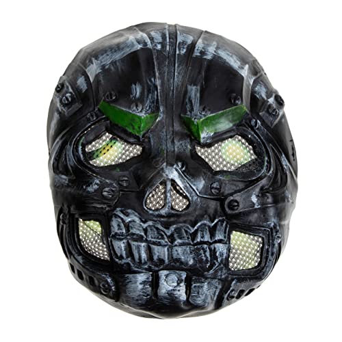 Alasum 3St Halloween-Maske halloween halloween assecoires gruselige masken black masks Halloween-Streichmaske gruseliger Clown Gesichtsmaske für Party Vinyl-Streichmaskendekor von Alasum