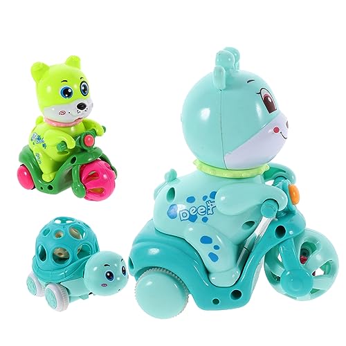 Alasum 3St Kinderspielzeug Spielzeug für Kinder spielsachen für Kinder Toy car funnytoys Spielzeuge Rasseln, Auto zurückziehen Rückzugsfahrzeug Trägheitsspielzeug Autospielzeug Plastik von Alasum