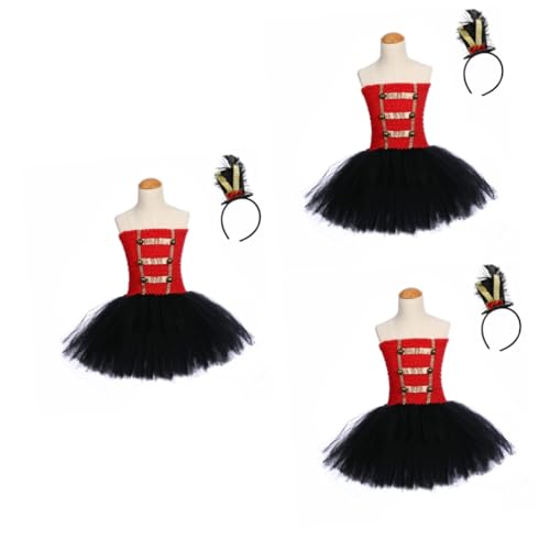 Alasum 3St Kostüm für Kinder Kinderanzug Halloween-Stirnband für Mädchen Halloween-Tutu-Kleid für Mädchen Kinder-Outfits Kinderkleider kinderkleidung Mädchenkostüm Fotoshow-Kostüm von Alasum