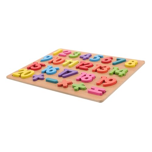 Alasum 3St Mosaikplatte Kinder Puzzle rätselbuch Kinder knobeleien für Kinder laubsägen für Kinder kinderpuzzle Lernspiel Spielzeug Zahlenrätselbrett Puzzletafel mit 1-20 Zahlen Hölzern von Alasum