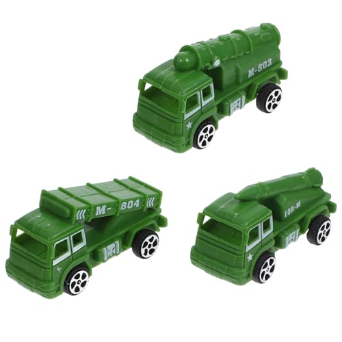 Alasum 3St Spielzeugauto Auto puppenwagen träge kleine Fahrzeuge Autospielzeug zurückziehen reibungsbetriebene Fahrzeuge Cartoon-Push-Auto Auto zurückziehen Abs Green von Alasum