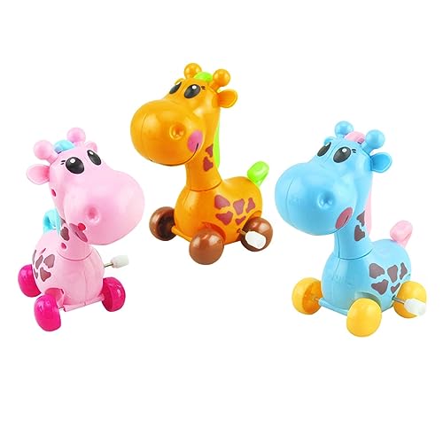 Alasum Dinosaurier Montage Spielzeug Dino Spielzeug 3st Kinderspielzeug Für Toys Hühner Spielzeuge Kid Toys Jucarii Copii Children Toys Hase Aufzieh-Giraffe von Alasum