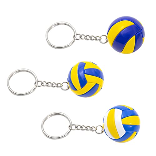 Alasum 3St Volleyball-Modellspielzeug Volleyball-Ornament Volleyball-Schlüsselanhänger für Teams bag charm süße schlüsselanhänger dekorativer Volleyball-Schlüsselanhänger Beutelversorgung von Alasum