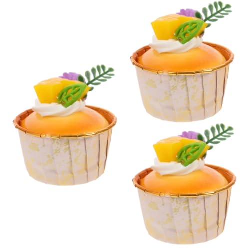 Alasum 3St künstlicher Kuchen gefälschte Kuchendesserts zuverlässige Kuchenmodelle Dessert-Modelle schaufensterpuppe maneküre- Set künstliche Dessertdekoration zuverlässiger Kuchen PVC von Alasum