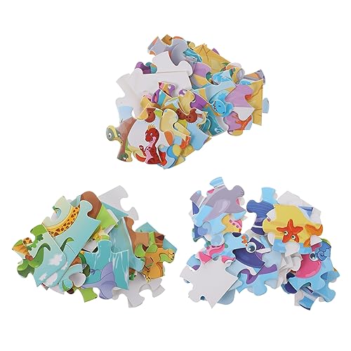 Alasum 3st Puzzle Spielzeug Tierisches Rätsel Papier von Alasum