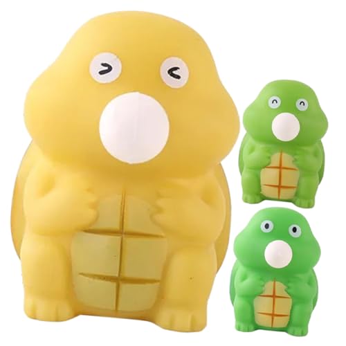 Alasum 3st Spielzeug Kneifen Lustiges Zappelspielzeug Tierisches Dekompressionsspielzeug Hüpfspielzeug Schildkrötenspielzeug Gadget-lüftungsspielzeug Entspannungsspielzeug Weiches Gummi von Alasum