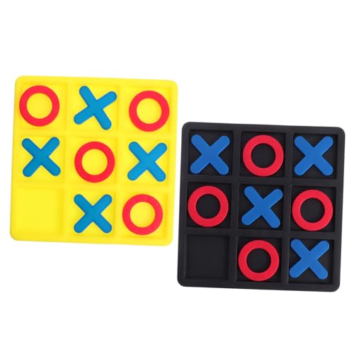 Alasum 4 Kisten Xo Schach Spaß Kleiner Tic-Toe Magnetischer Zeh Tick ​​tack Toe Interaktives Spiel Für Kinder Tisch Brettspiel Magnetische Puzzles Für Taktil Umweltfreundlicher Kunstharz von Alasum