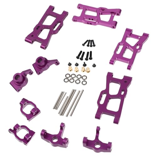 Alasum 4 Sätze 124019 Teile roststop rost Stop austauschbare RC-Autoteile austauschbare RC-Car-Komponente RC-Autoteile aus Aluminiumlegierung Professioneller RC-Car-Ersatz Violett von Alasum