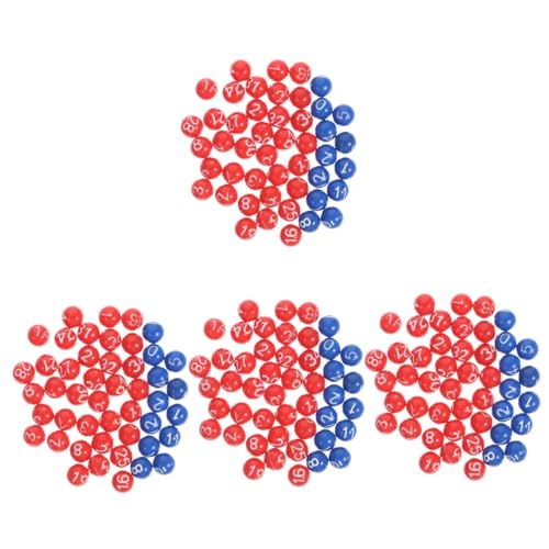 Alasum 4 Sätze Ball Der Lotteriemaschine Aktivität Lotterie Partyspielbälle Lotteriekugeln Zur Unterhaltung Bingokugeln Für Die Party Mini-unterhaltungsbälle Party Tombola Bälle Plastik von Alasum