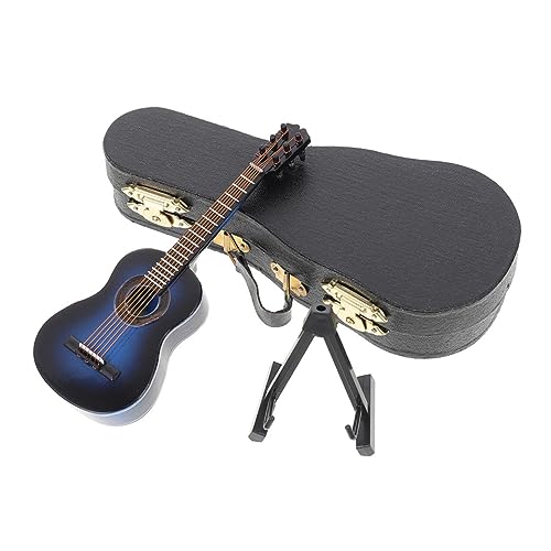 Alasum 4 Sätze Gitarrenmodell Spielzeug Für Kleinkinder Simulationsgitarrenspielzeug Mini-Musikinstrument Musikspielzeug Für Babys Babymöbel Kinder Spielset Miniatur Kupferdraht Blue von Alasum