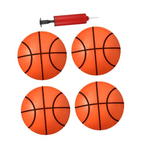 Alasum 4 Sätze Kleiner Basketball Activity für Kinder aktivity für Kinder Kinderbasketball großer Hüpfball Mini Basketbälle mit rutschfestem Design aufblasbares Basketballspielzeug PVC von Alasum