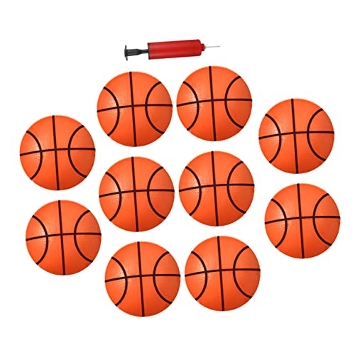 Alasum 4 Sätze Kleiner Basketball Mini aufblasbare Bälle Mini-Spielzeug Mini-Hüpfbälle Mini-Sportspielzeug pufferball PVC-Spielzeugball Spielzeug für Kleinkinder Mini-Basketball Plastik von Alasum