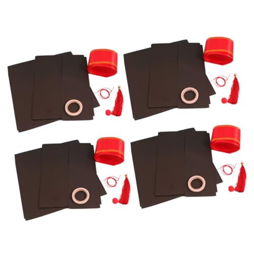 Alasum 4 Stück Abschluss DIY Material Abschlusshut DIY Material Machen Sie Ihre Abschlusskappe Abschlussparty Bastelarbeiten Papier Bastelsets Für Mini Papier Abschlusskappen von Alasum