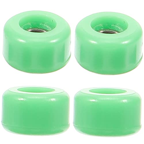 Alasum 4 Stück Brettspielspielzeug Hand Finger Skateboard fingerskatwboard Kinderspielzeug Fingersurfbrett Rad Simulation-Skate-Roller Finger-Skate-Modell Rostfreier Stahl Green von Alasum