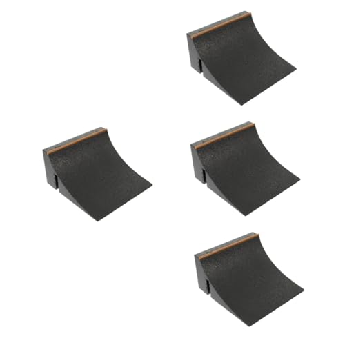 Alasum 4 Stück Finger-Skateboard-Requisiten Fingerscooter-Park Teile Für Skateboardparks Kinder-Skateboard-zubehör Mini-Spielzeug Spielset Für Kinder Skate-Rampe Griffbrettstütze Plastik von Alasum