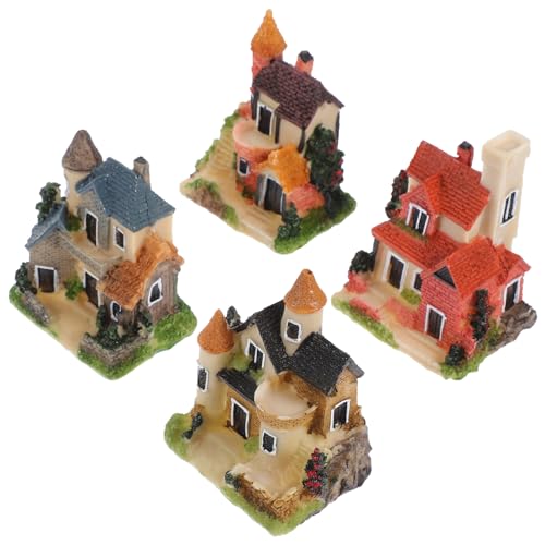 Alasum 4 Stück Haushandwerk Tiny House Mini Mini Landschaftsornament Mikro Landschaftsornament Heimbedarf Heim Mini Bastelarbeiten Mikrolandschaft Gartendekor Mini Ornament Foto von Alasum